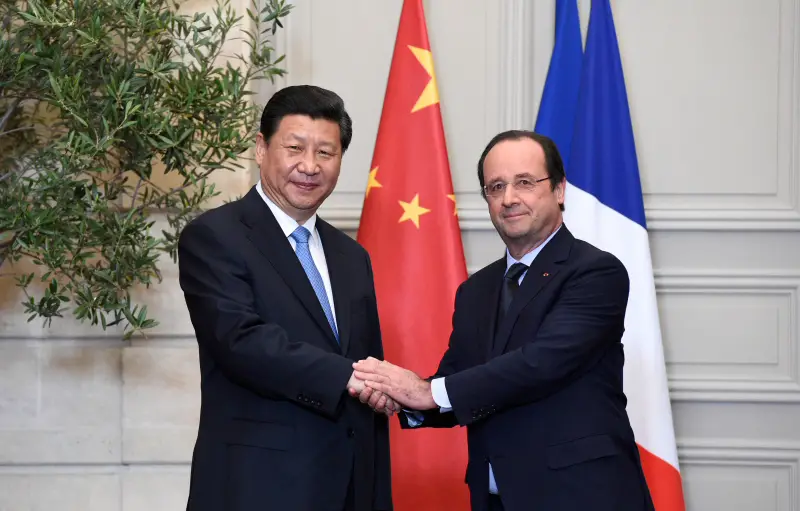 50 accords ont été signé entre Beijing et Paris