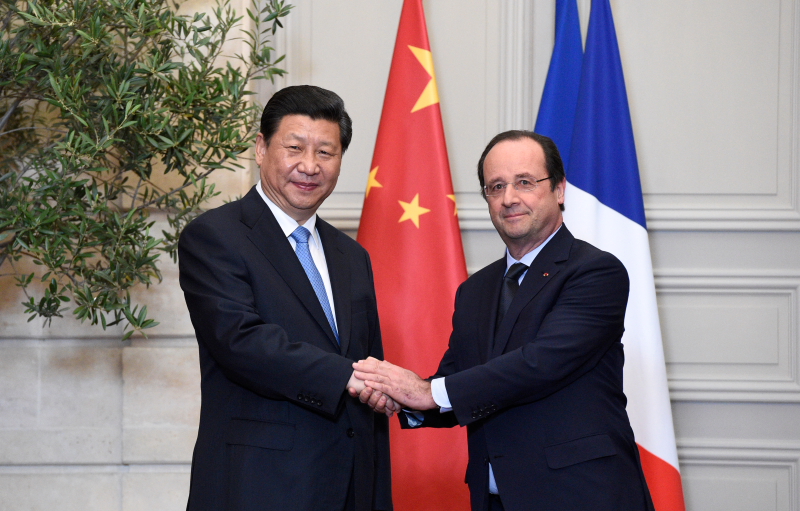 50 accords ont été signé entre Beijing et Paris