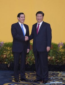 L'entente cordiale mise à rude épreuve. Les présidents Ma Ying Jeou et Xi Jinping