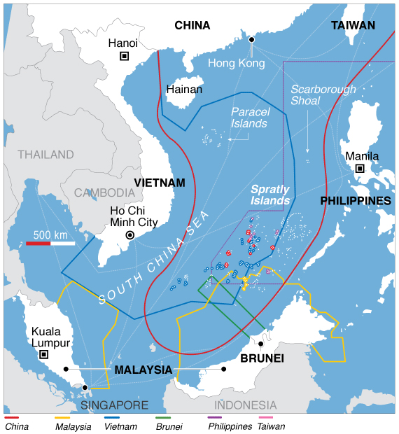 Mer de Chine méridionale : Chine vs Etats-Unis