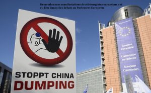 De nombreuses manifestations de sidérurgistes européens ont eu lieu durant les débats au Parlement sur l'octroi du SEM à la Chine