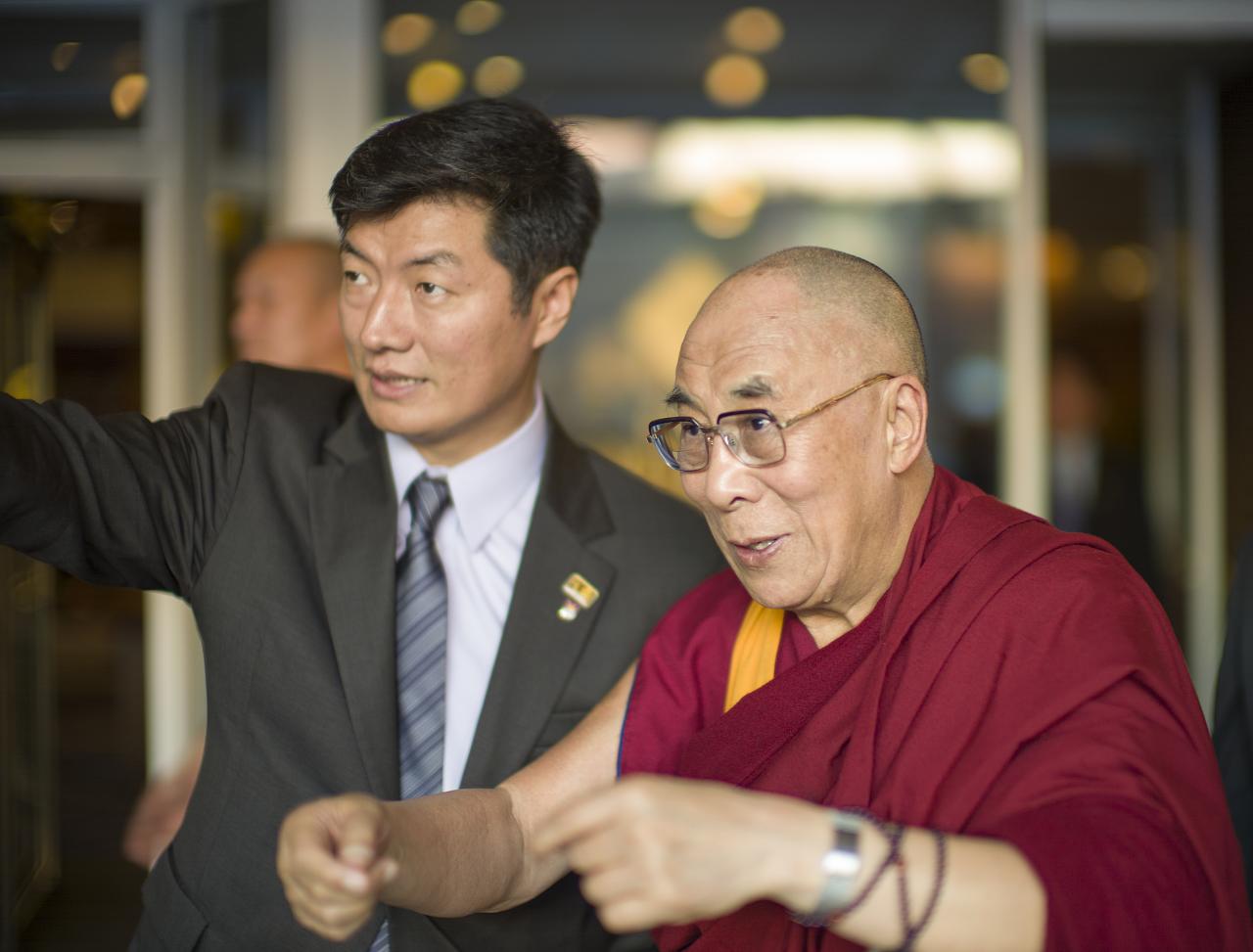 Des étudiants chinois contre la venue du Dalaï-lama