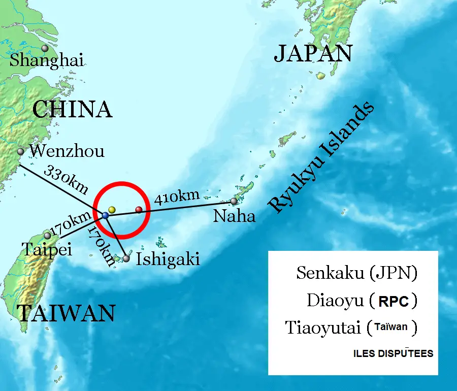 Nouvelles tensions sino-japonaises autour des îles Sensaku/Diaoyu,