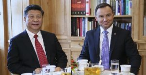 Les présidents chinois, Xi Jinping et polonais, Andrzej Duda  