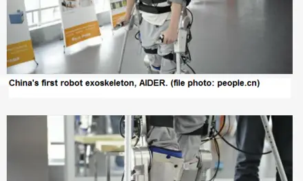 Présentation de l’exosquelette robotique « Made in China »