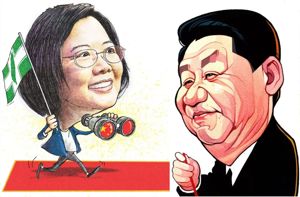 Confrontation de déclaration enter Beijing et Taipei