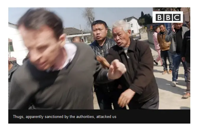Des journalistes de la BBC agressés dans le Hunan