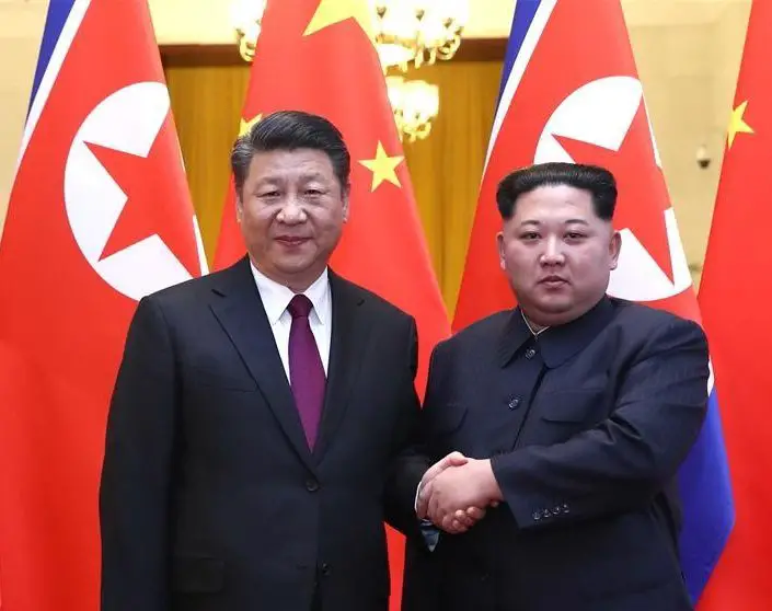 Kim Jong-un en Chine