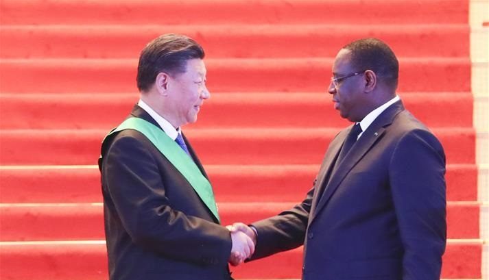 Macky Sall salue le « soutien considérable » de la Chine à l’Afrique