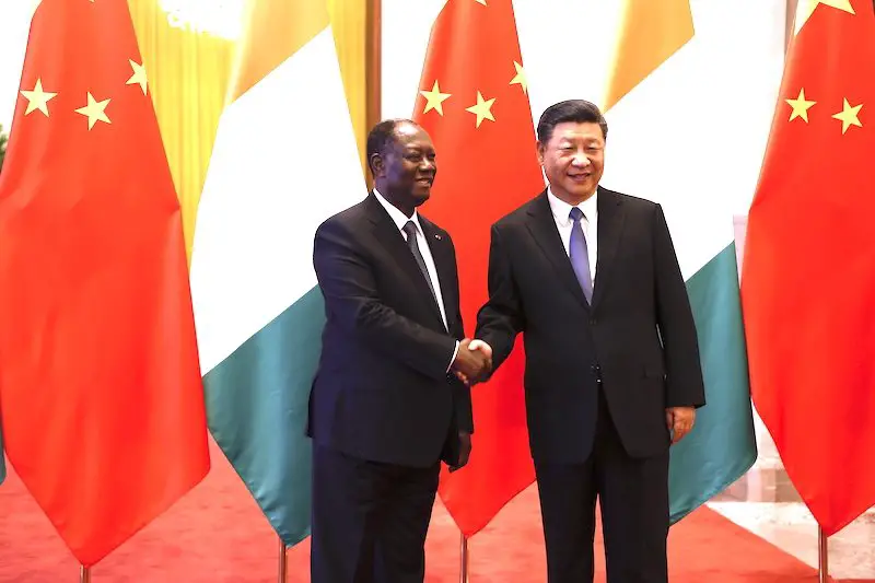 Alassane Ouattara s’entretient avec Xi Jinping