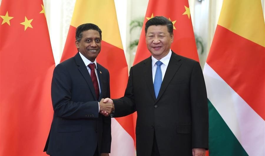 Xi Jinping rencontre le seychellois Danny Faure