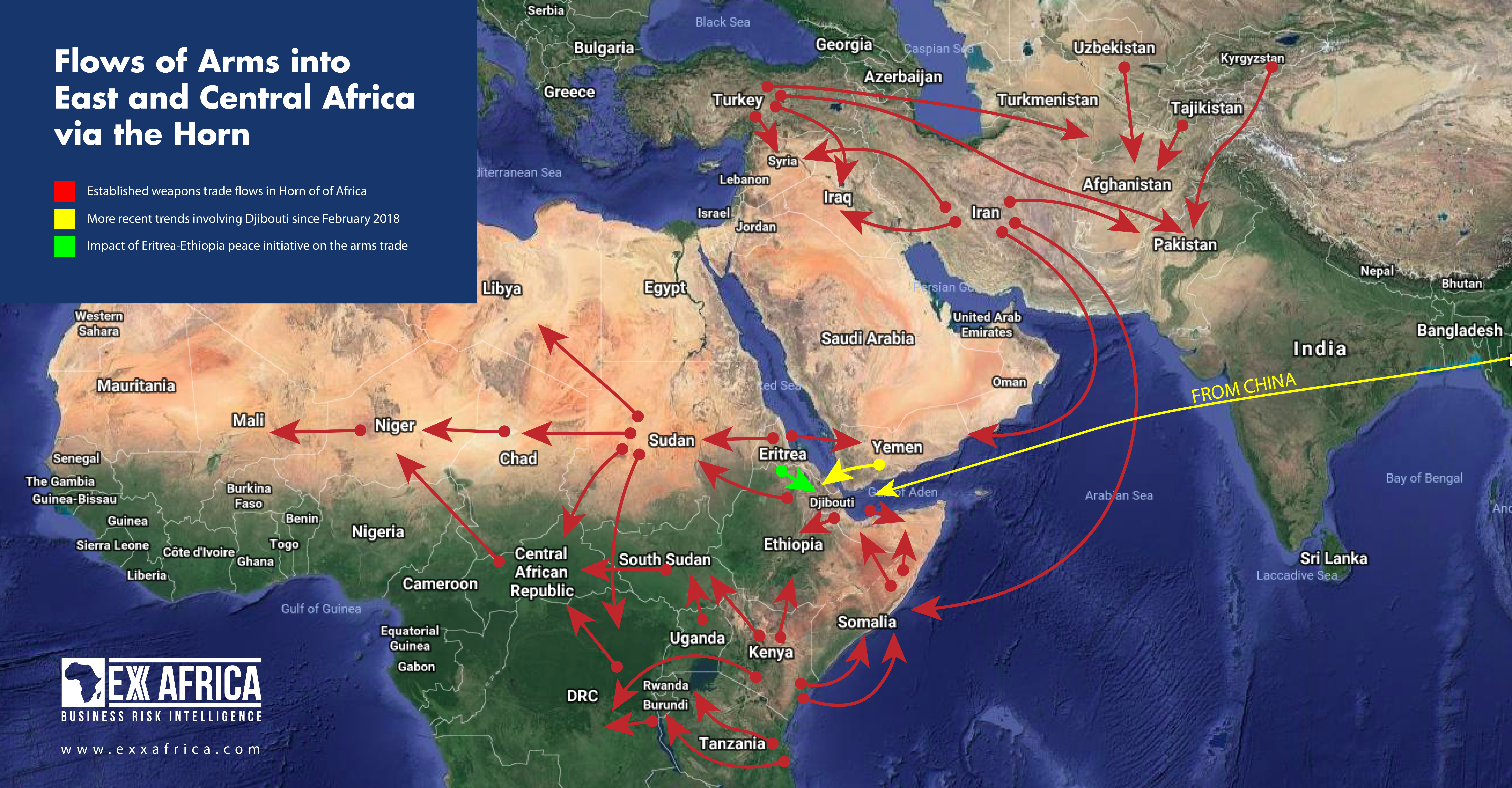 La Corne de l’Afrique, théâtre d’un commerce secret d’armes par la Chine