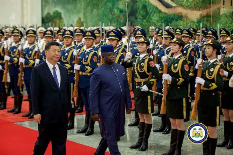 L’ambassadeur chinois a prit congé du président sierra-léonais Julius Maada Bio