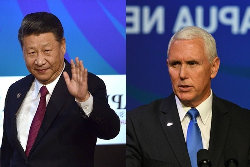 Mike Pence a rencontré Xi Jinping