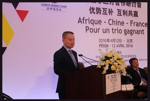 Ouverture du Colloque sur les partenariats tripartites Chine-France-Afrique