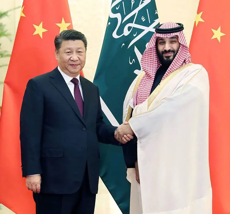 Le prince héritier saoudien en Chine