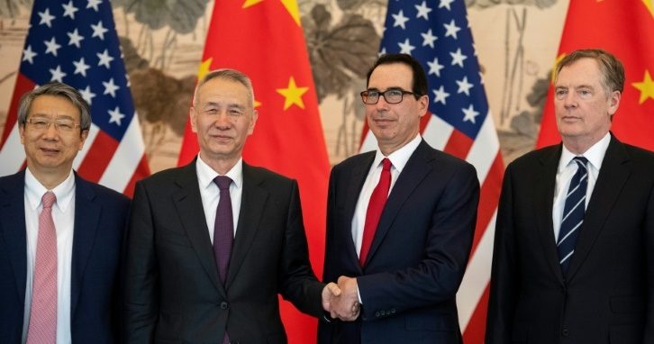 Echange téléphonique entre la Chine et les Etats-Unis