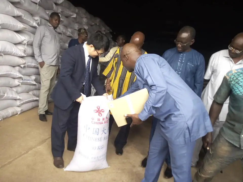 Burkina Faso: la Chine offre 5 000 tonnes de riz aux populations vulnérables