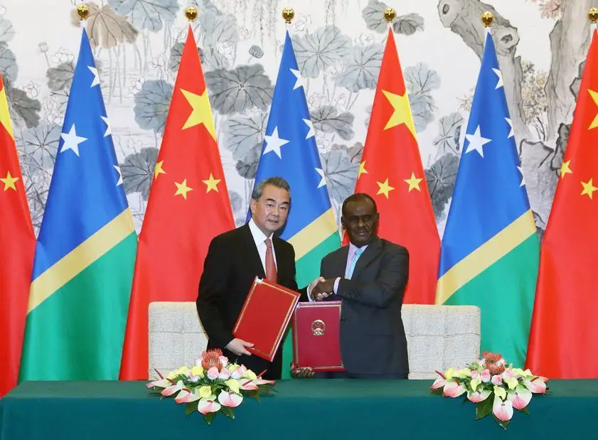 Les îles Salomon renforcent ses rapports avec la Chine