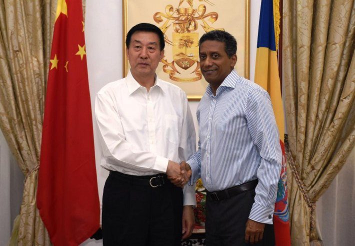 Wang Yong a rencontré le président des Seychelles Danny Faure