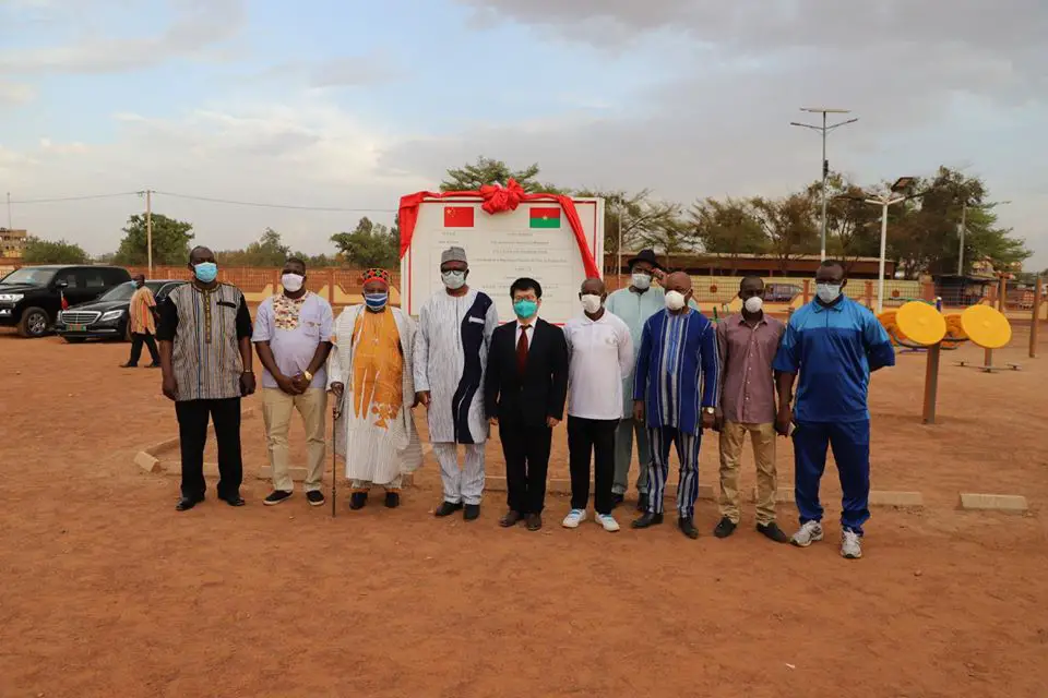 La Chine offre un parc de fitness à la commune de Ouagadougou