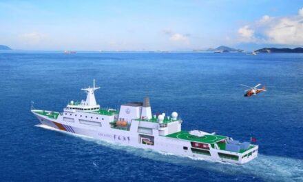 La Chine a lancé son plus grand navire de patrouille maritime dans le détroit de Taïwan