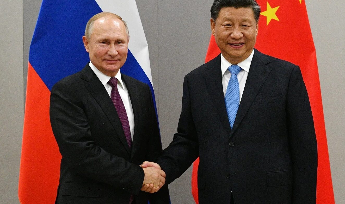 Le président russe Vladimir Poutine est arrivé en Chine