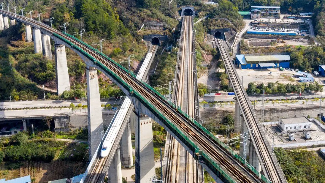 Gui’an est devenu un centre important du réseau ferroviaire à grande vitesse en Chine
