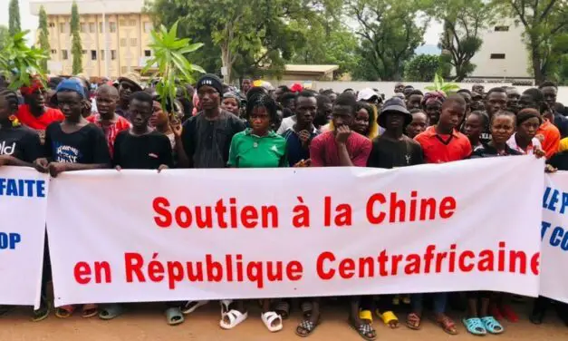 Centrafrique : Marche populaire de soutien à la Chine et à la Russie à Bangui
