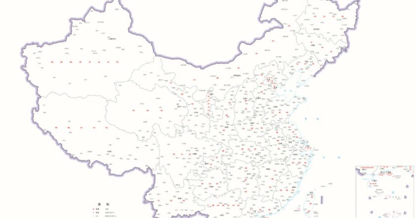 La Chine publie l’édition 2023 de sa carte