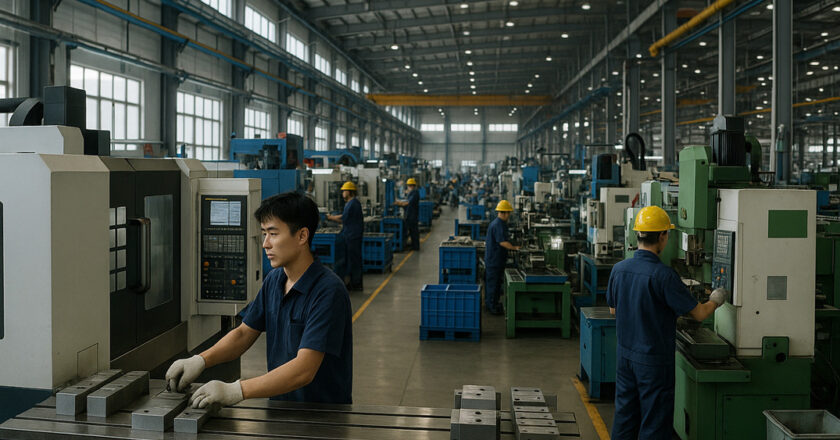 La production industrielle stable en avril malgré la guerre commerciale