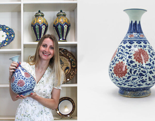 La Maison de vente Rois & Vaupres Enchères a le plaisir de vous annoncer l’adjudication d’un remarquable vase chinois lors de sa mise aux enchères